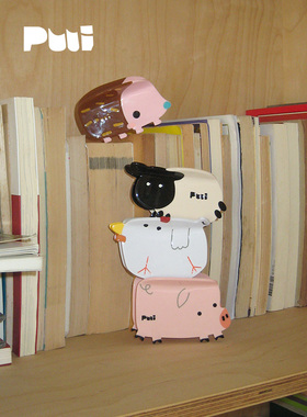 Puui原创生活新款无痕发夹搞怪可爱抓夹多发量盘发夹鲨鱼夹ins女