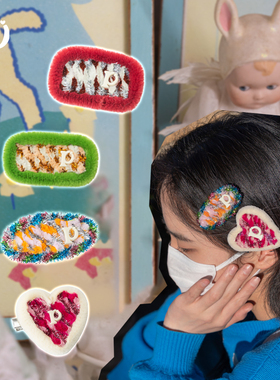 【赵昭仪同款】puui原创生活发夹发饰手工可爱鸭嘴夹刘海夹ins