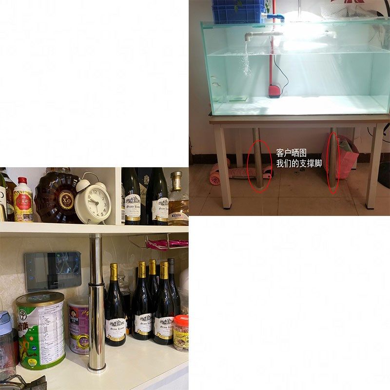 304不锈钢橱柜脚m可调节支撑脚配件脚腿金属脚柜脚洗手坍塌下沉撑