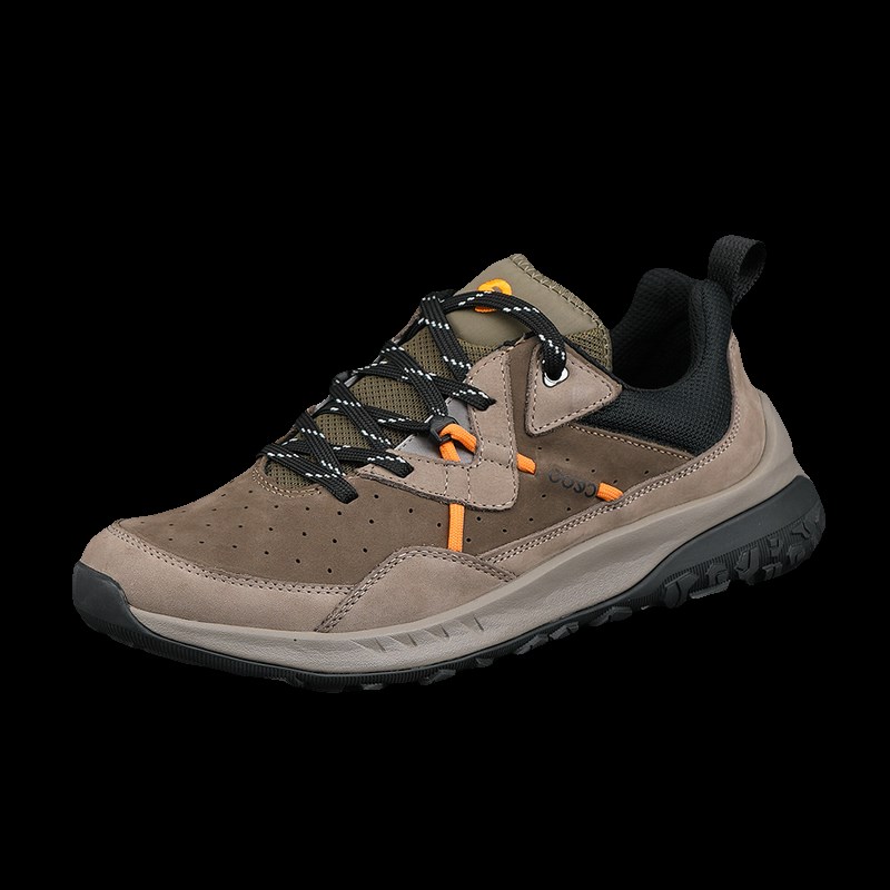 男鞋户外徒步鞋2024秋季新款时尚休闲男鞋防滑耐磨磨砂皮登山鞋男