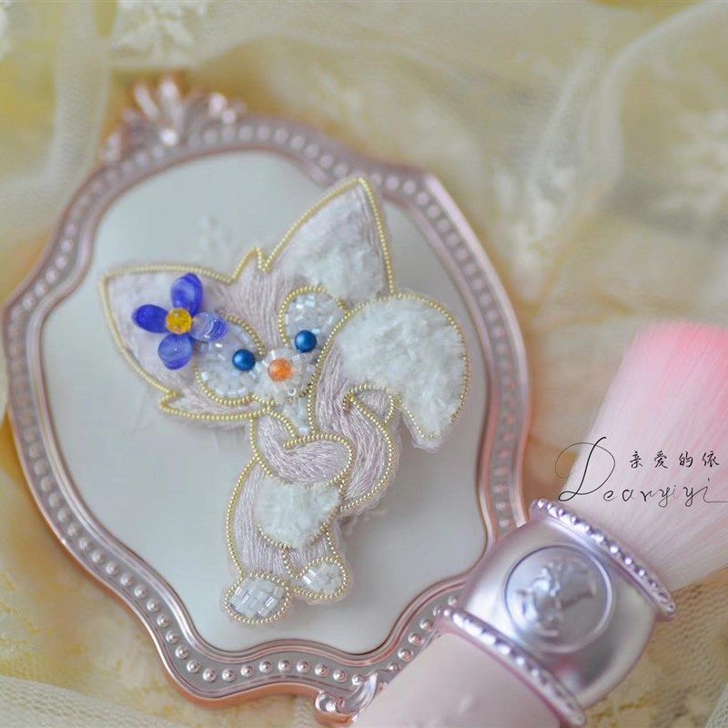 亲爱的依伊 贝儿妲己法式刺绣珠绣手工包挂胸针发夹材料包成品DIY,居家布艺,缝纫DIY材料套装,淘宝优惠券,粉丝福利购,淘宝优惠卷