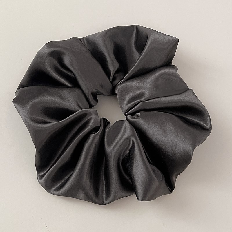 大肠发圈超大缎面高级感气质奶油风高品质1J8cm显发量扎头花头绳