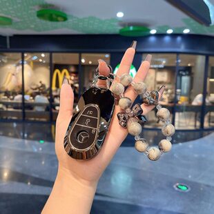 奔驰新C级钥匙套C200L壳C260L新S级金属S400L包S450L扣迈巴赫女