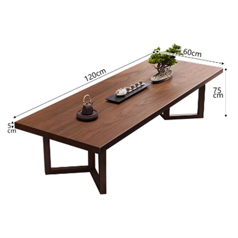 实木茶桌椅组合新中式禅意家用大板桌子现代简约办公室Z茶室泡茶