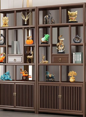 轻奢高端大气上档次摆件品新中式A高档老板董事长领导办公室装饰