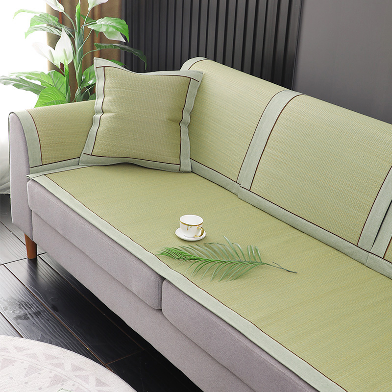 兰草座垫沙发凉席垫o夏沙发垫夏季夏天款草席凉垫坐垫竹席防滑席