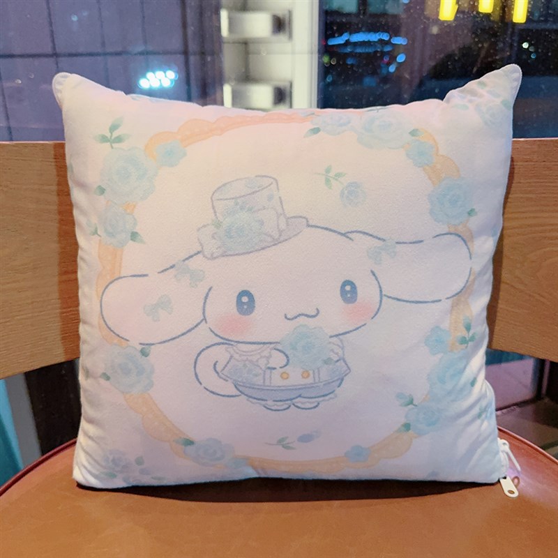 玉桂狗库洛米抱枕被子两用二合一办D公室午休空调被汽车靠垫折叠