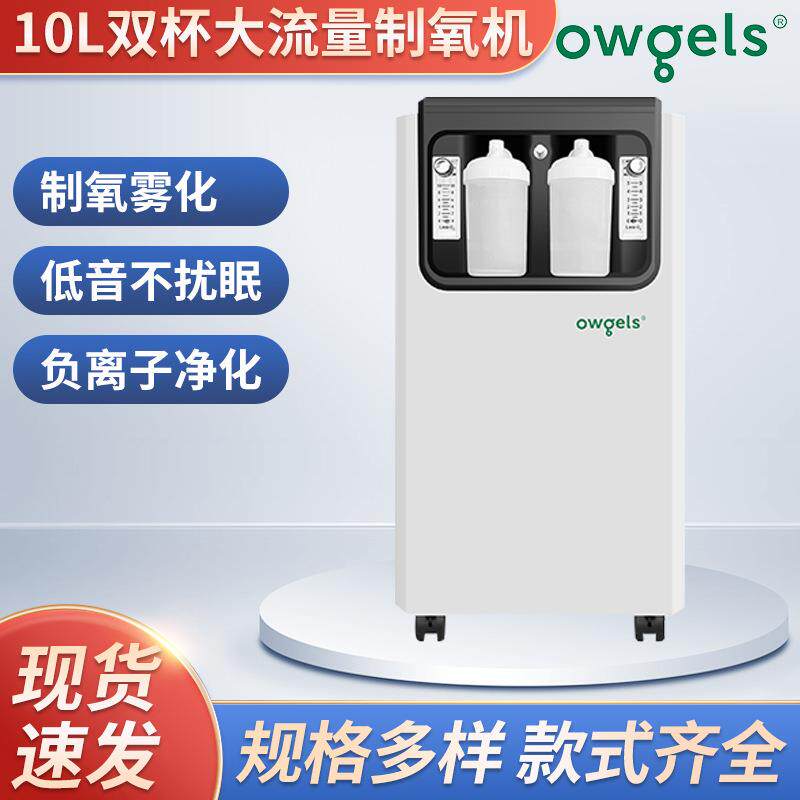 厂家制氧机家用便捷带雾化负离子老人孕妇10升氧气机吸氧器
