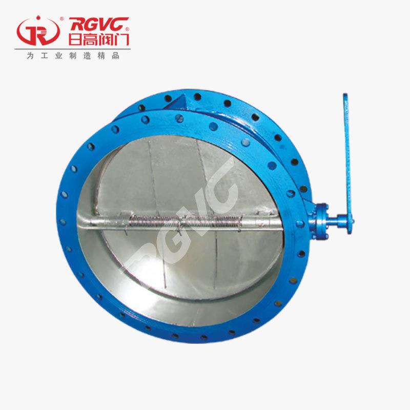 厂家供应烟气风道阀门调节蝶阀QH47X止回DN100~1400现货涡轮
