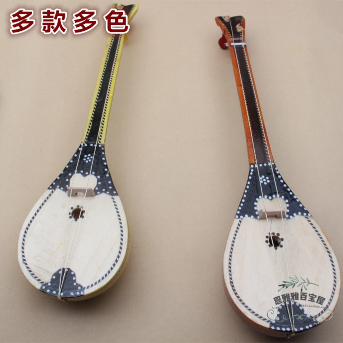 冬不拉哈萨克族j乐器新疆少数乐器模型摆件初学级演奏级冬布拉包