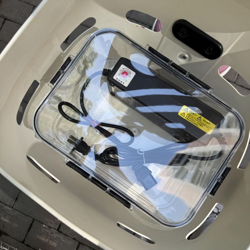 电动车充电器防水收纳车筐防雨淋密封不渗水室外T保护盒通用置物