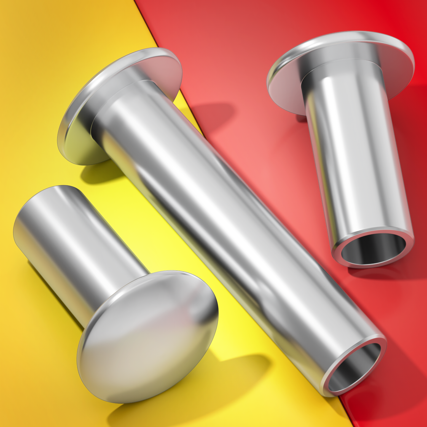 【厂家批发】铝扁圆头半空心铆钉