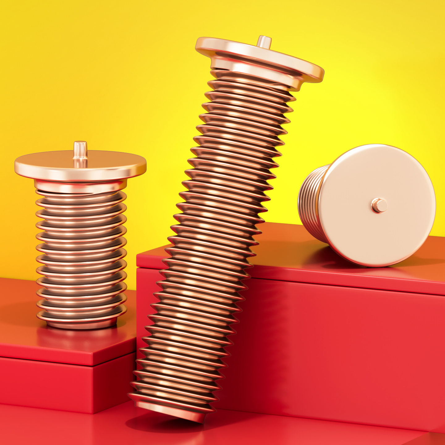 【厂家批发】镀铜焊接螺丝