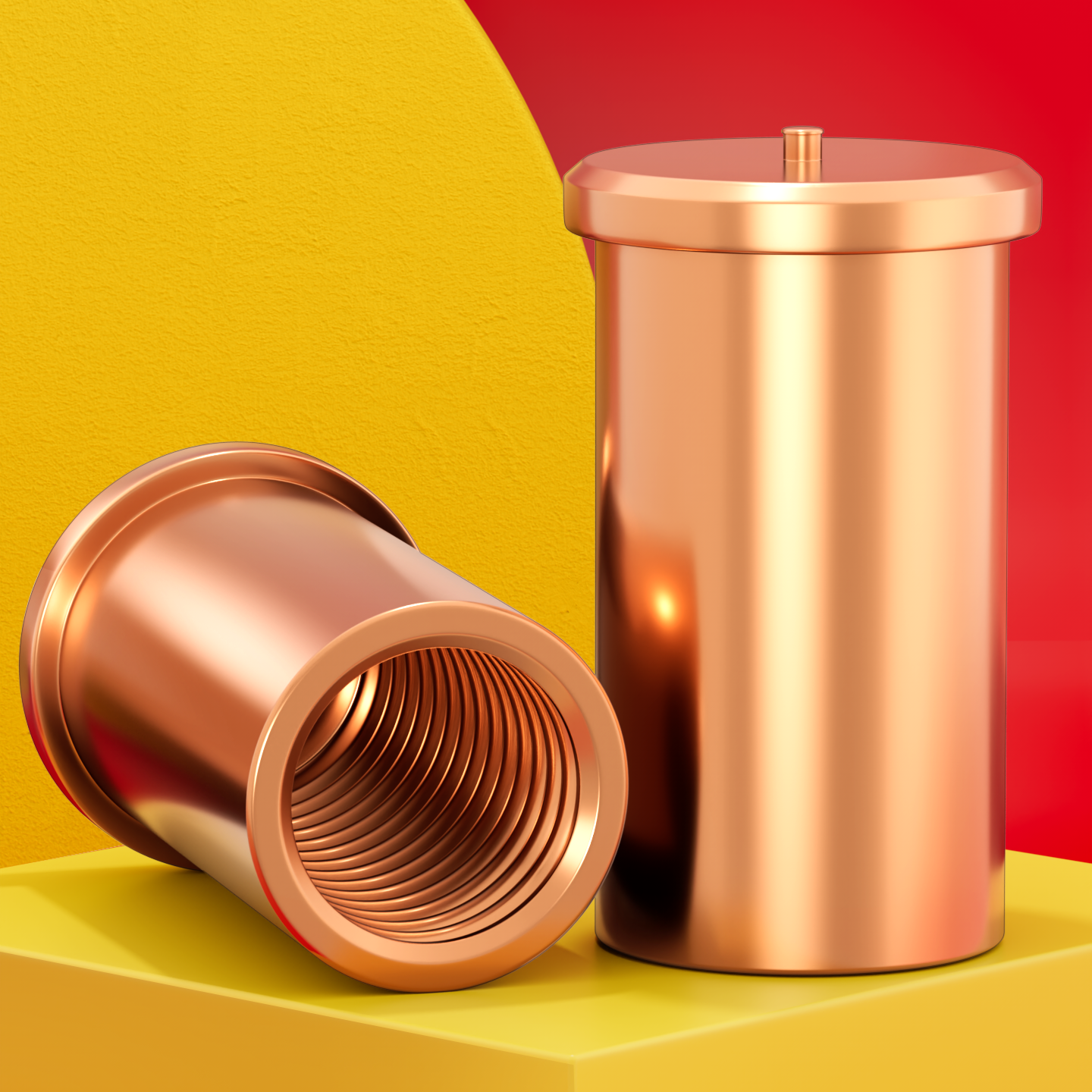 【厂家批发】镀铜焊接螺母柱