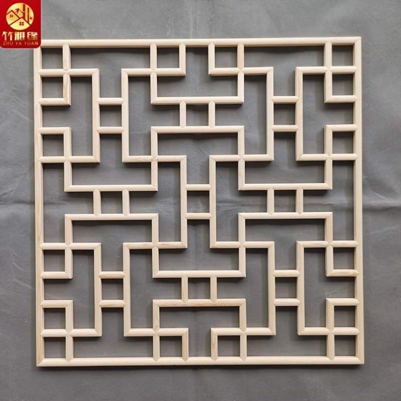 实木仿古玄关道具摄影装饰背景墙隔断花格东阳中式屏风门窗木雕