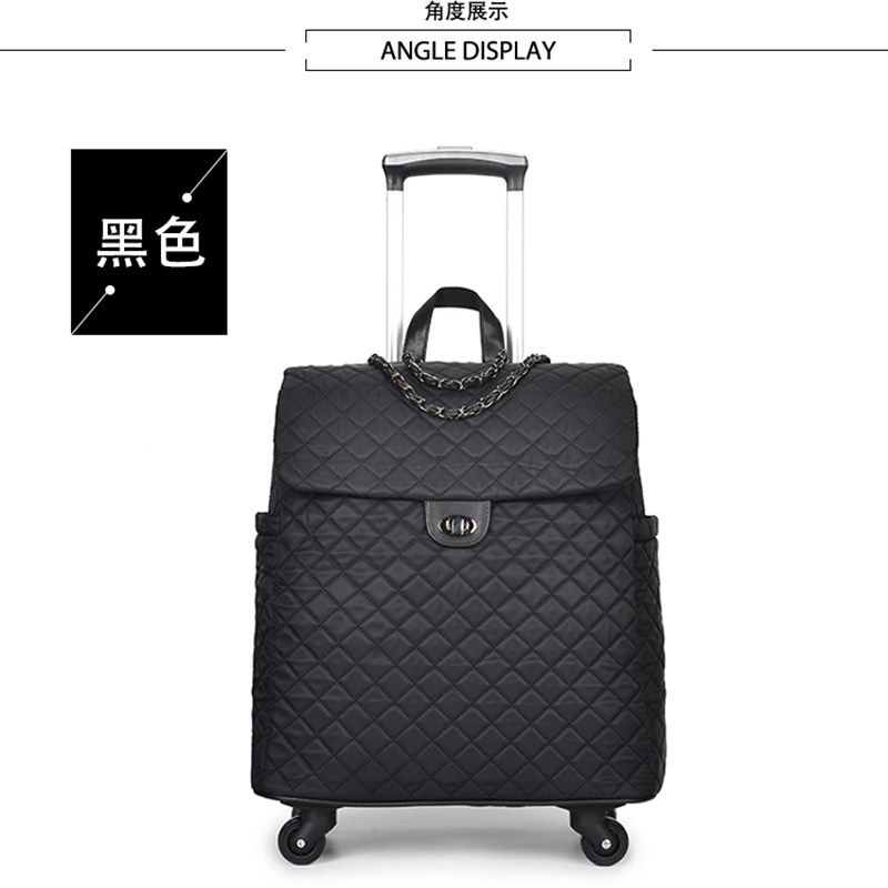 旅行箱网红拉杆箱布箱女登机箱轻便小行H李箱手提拉杆包防水20寸