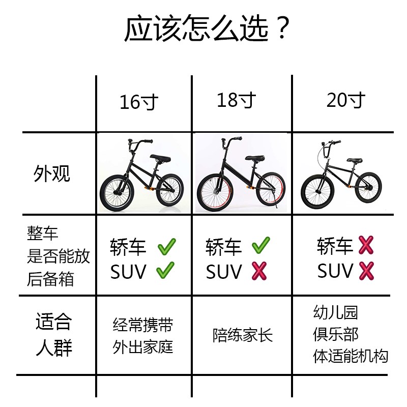 平衡车16寸教练车滑步车大号成人家长陪练车俱乐部亲子赛18寸20寸