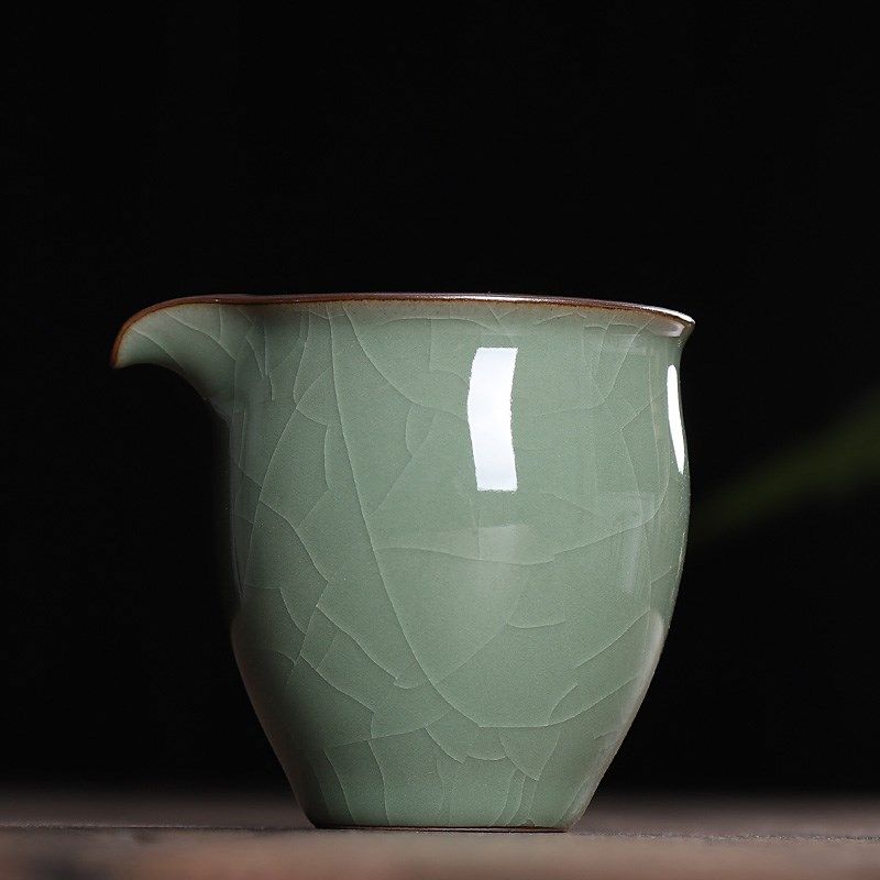 青瓷公道杯陶瓷茶海功夫茶具开片可养大号分茶器哥窑弟窑茶道配件,餐饮具,公道杯,淘宝优惠券,粉丝福利购,淘宝优惠卷