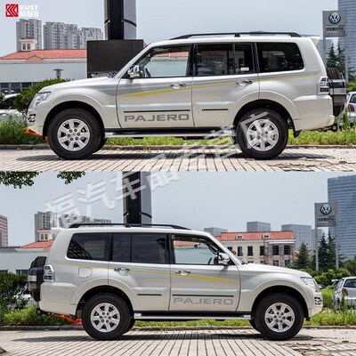 适用于帕a杰罗车身彩条腰线V93 97改装个性装饰拉花贴纸帕杰罗车