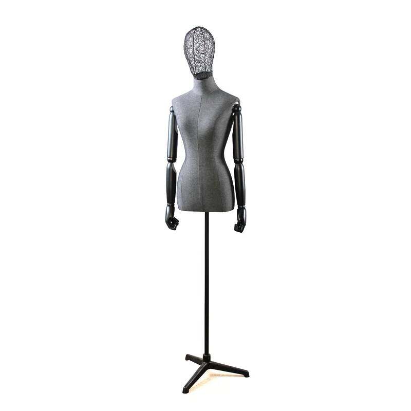 服装模特道具半身男女包布时尚人台展示架橱窗陈列道具假人模特架