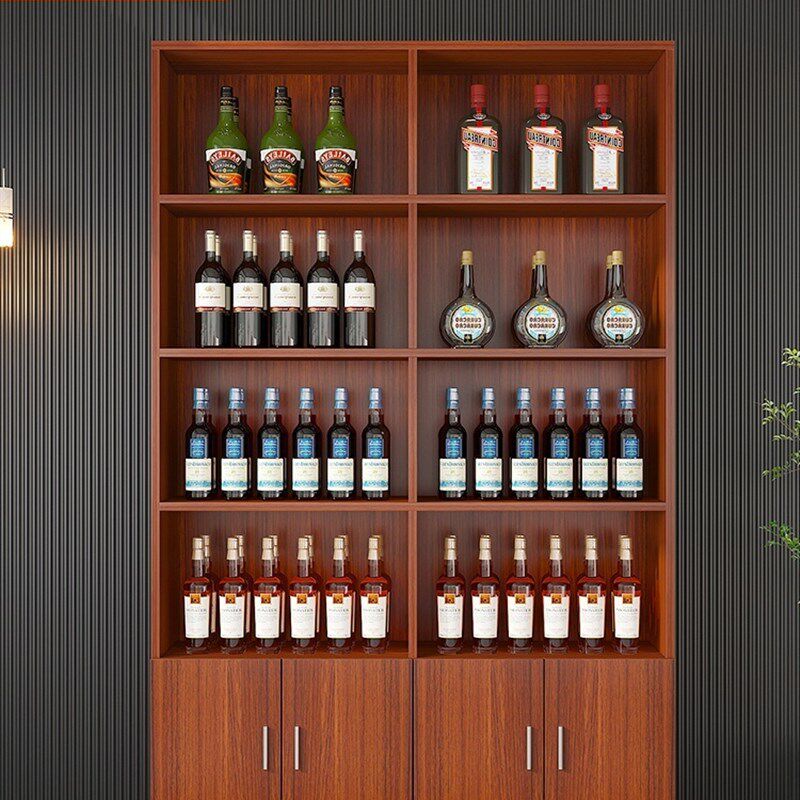便利店烟酒架店铺酒陈列背u柜超市酒柜组合立式商品展示货架展示