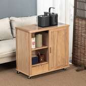 白蜡木茶水柜实木可移动木小户型水吧台茶台烧水茶桌边柜简约