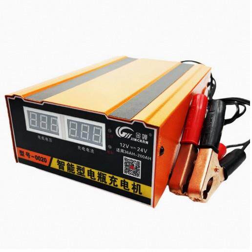 汽车电瓶充电器12v24v大功率全自动满电自停智能纯铜蓄电池充电机