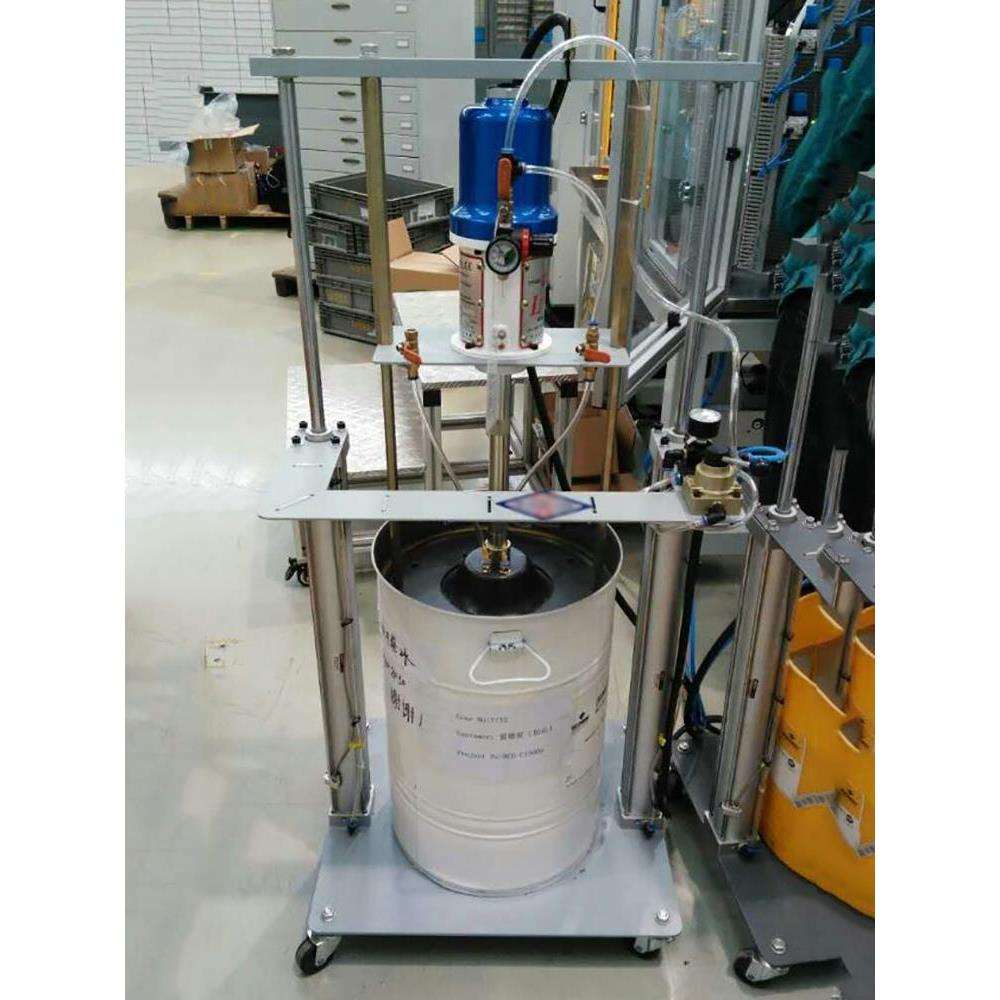 斯达舟20L-50L双立柱高压气动黄油泵风动油脂加注机移动式黄油泵