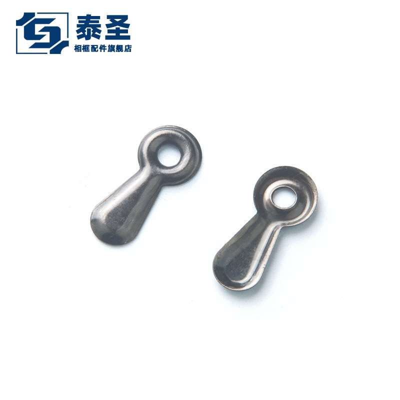 泰圣相框配件背板压片 黑色中印花瓜子片 相框压片 7*16mm 1万个