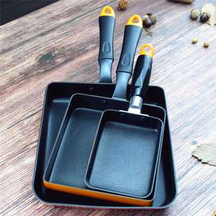 玉子烧锅具厚蛋烧不粘锅平底锅进口日系商用电磁炉玉子烧煎锅