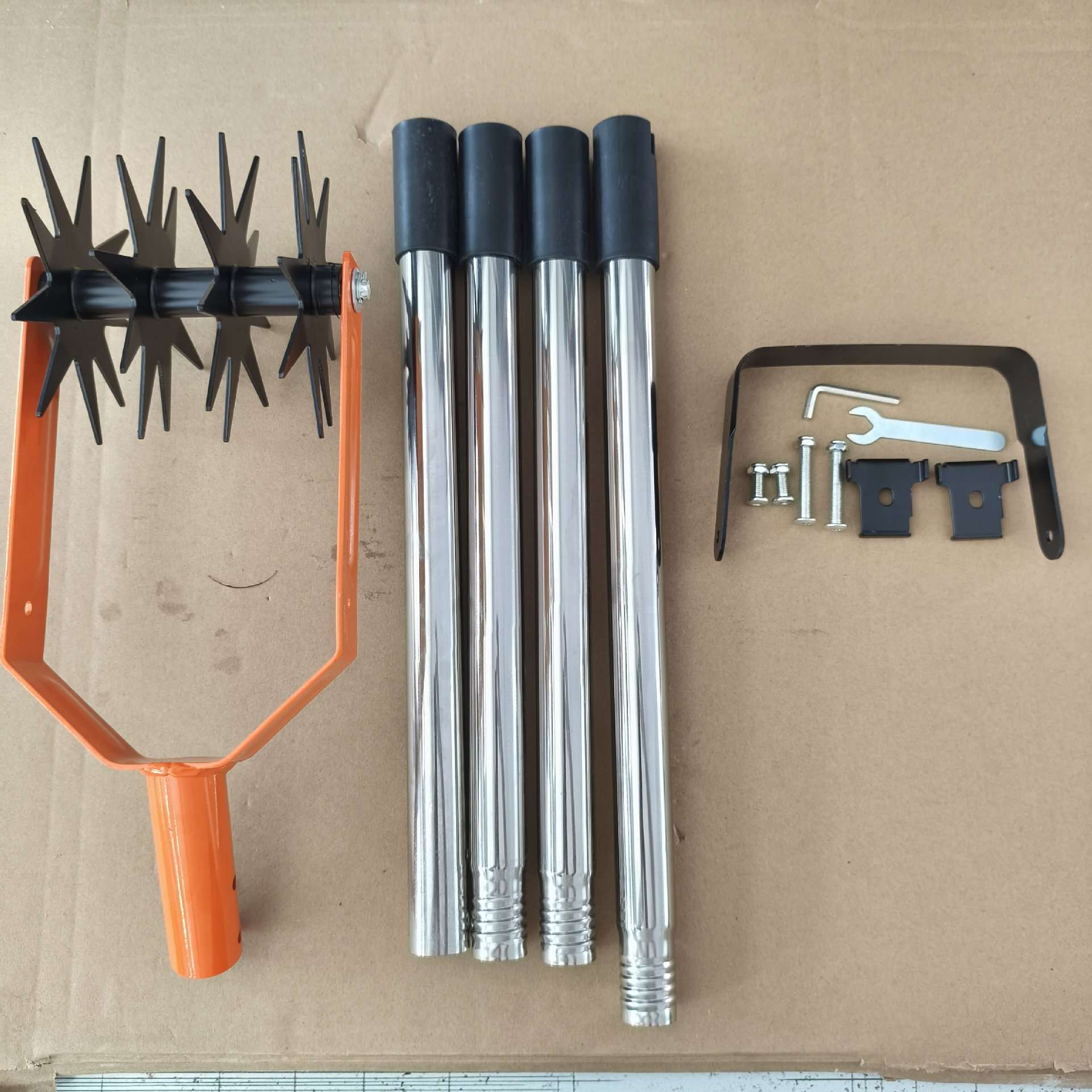 亚马逊 旋耕机 旋转耕耘二合一工具 耕土器 除草松土翻土园林工具