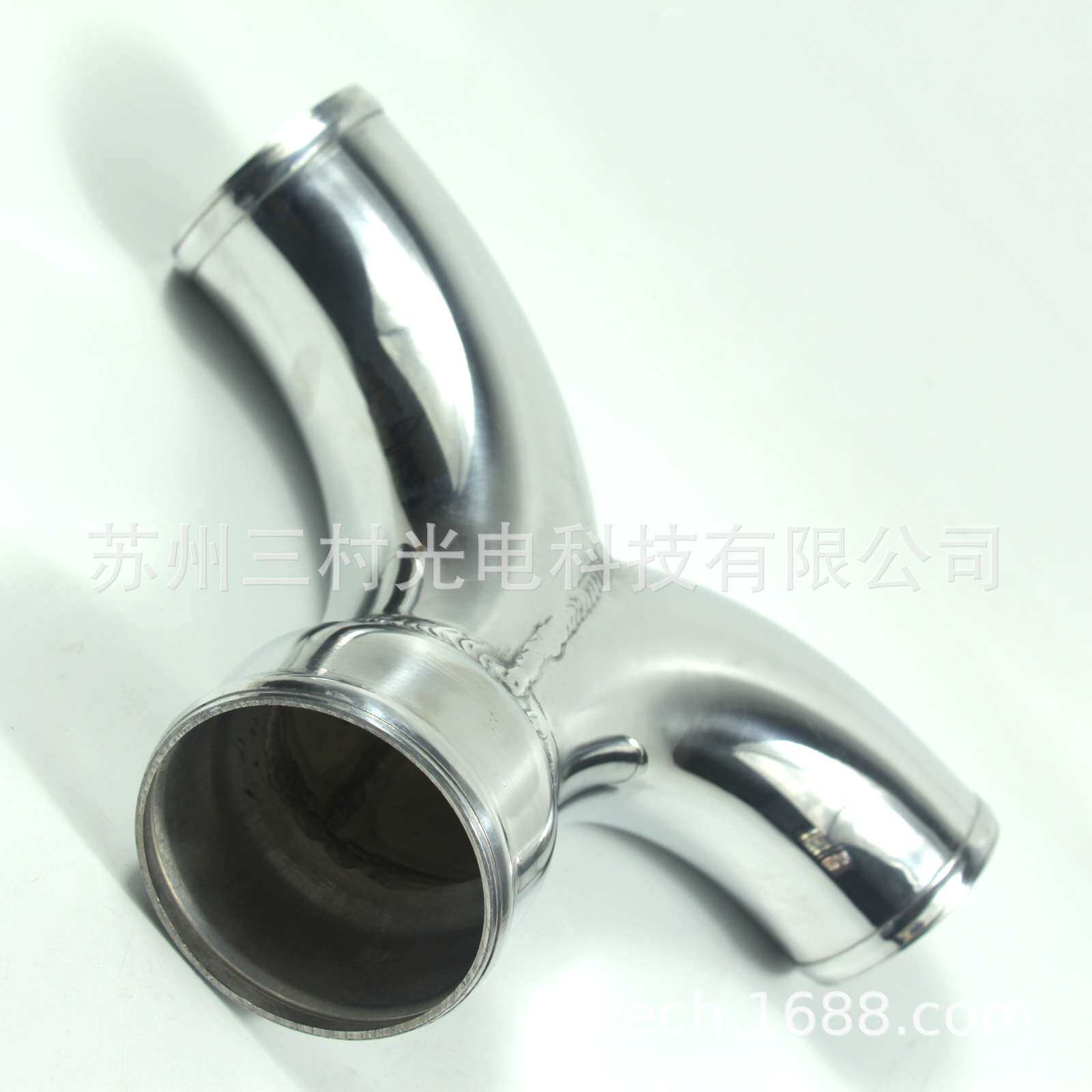 汽车改装涡轮增压中冷器铝管76mm转63mm-63mm三通铝管转换口