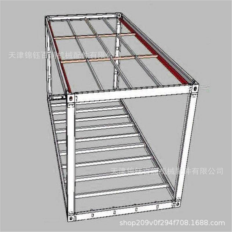 集装箱活动房 快拼箱 组装集装箱 螺丝集装箱 吊头配件 框架