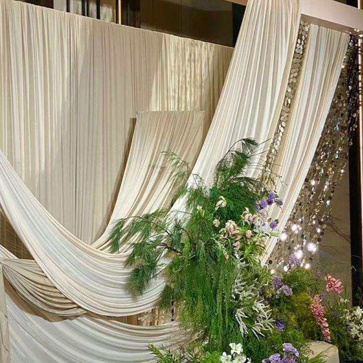 婚庆吊顶弹力背景纱幔装饰牛奶丝背景布结婚装饰酒店背景布置布幔,玩具/童车/益智/积木/模型,毛绒/玩偶/公仔/布艺类玩具,淘宝优惠券,粉丝福利购,淘宝优惠卷