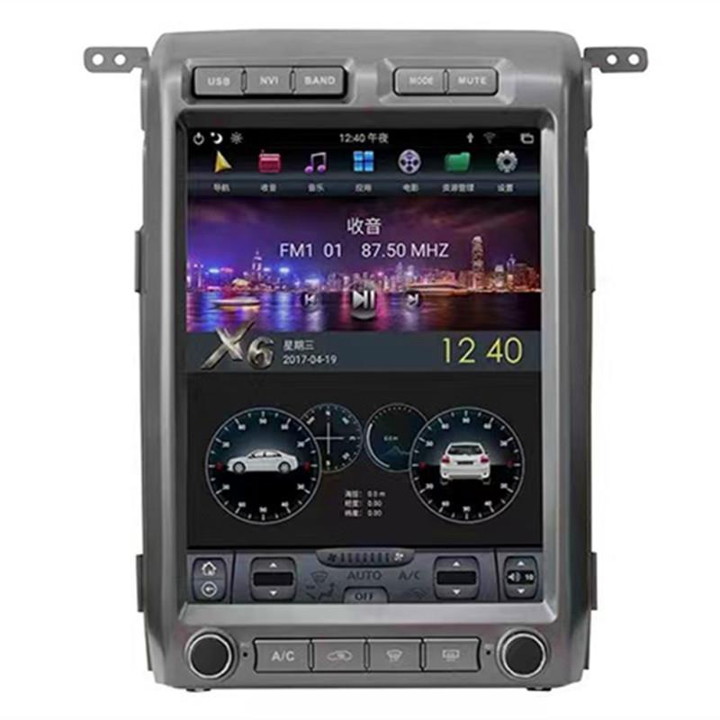 适用09-14款福特猛禽F150 13寸竖屏车载安卓智能导航无线Carplay