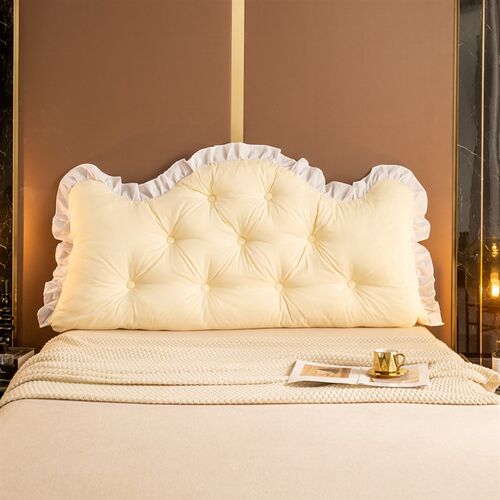 公主风ins韩版床头防q撞靠垫卧室床上腰靠枕软包榻榻米靠背可拆洗