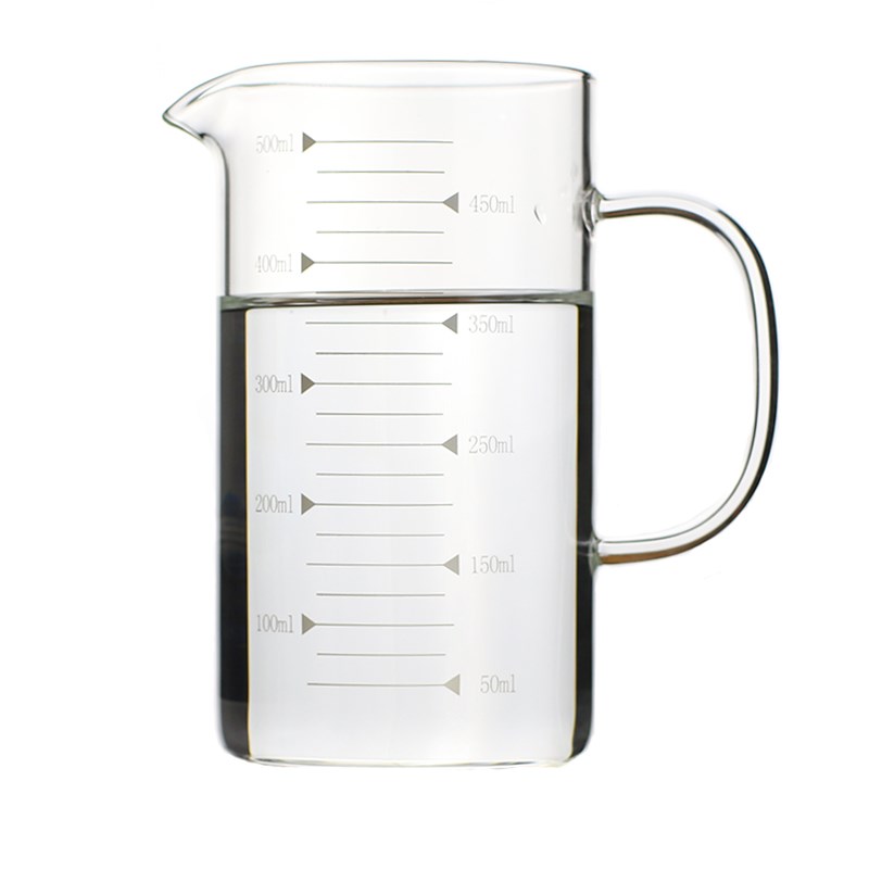高硼硅耐热玻璃不腐蚀带刻度杯计量杯烧杯厨房烘焙明火加热微波