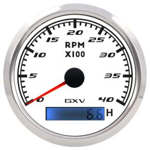 仪表盘计时转速表汽车油位表发电机组特殊车辆防水防雾指针转速表