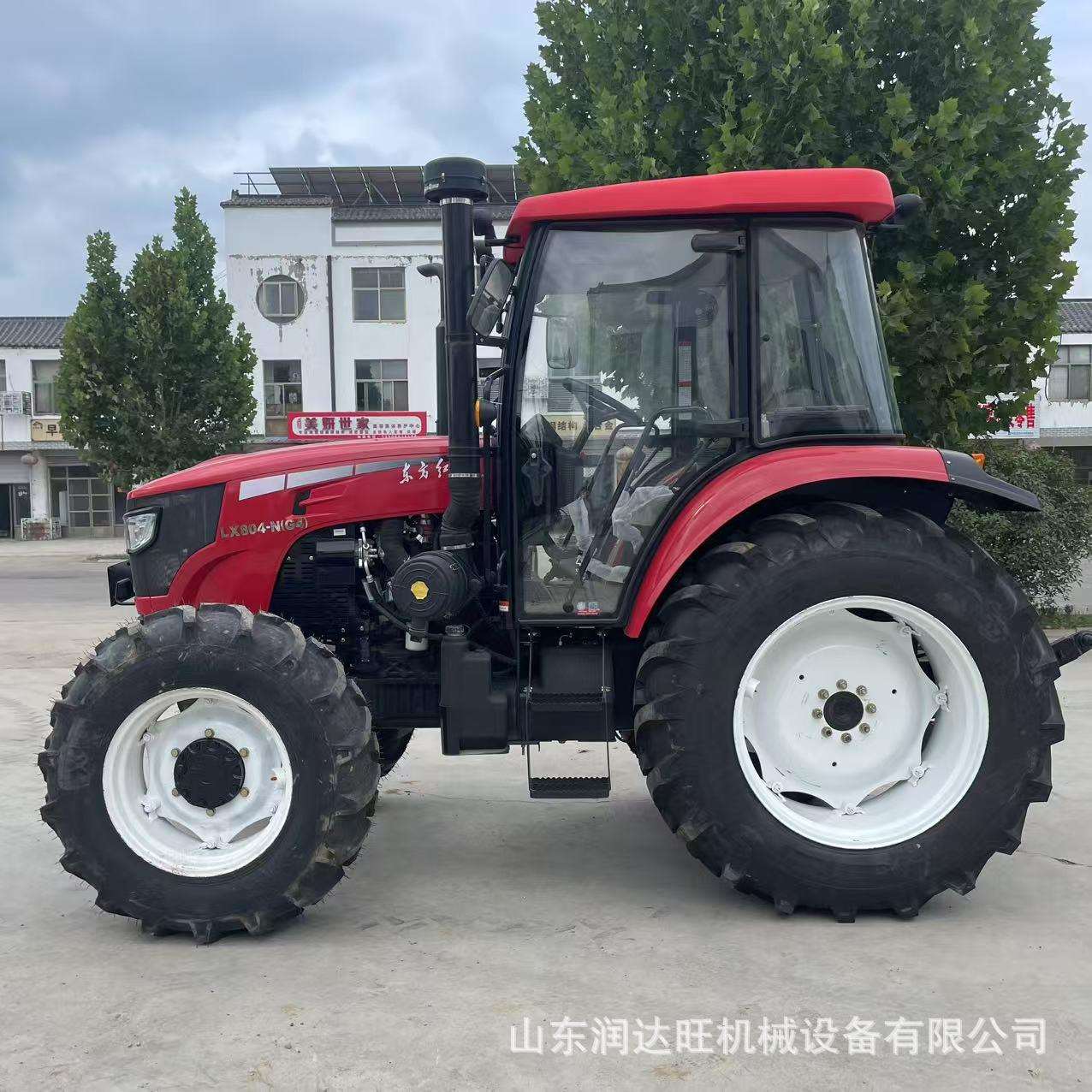 农用四驱拖拉机LX804-N农耕四轮大马力 拖拉机轮式耕地犁地起垄机