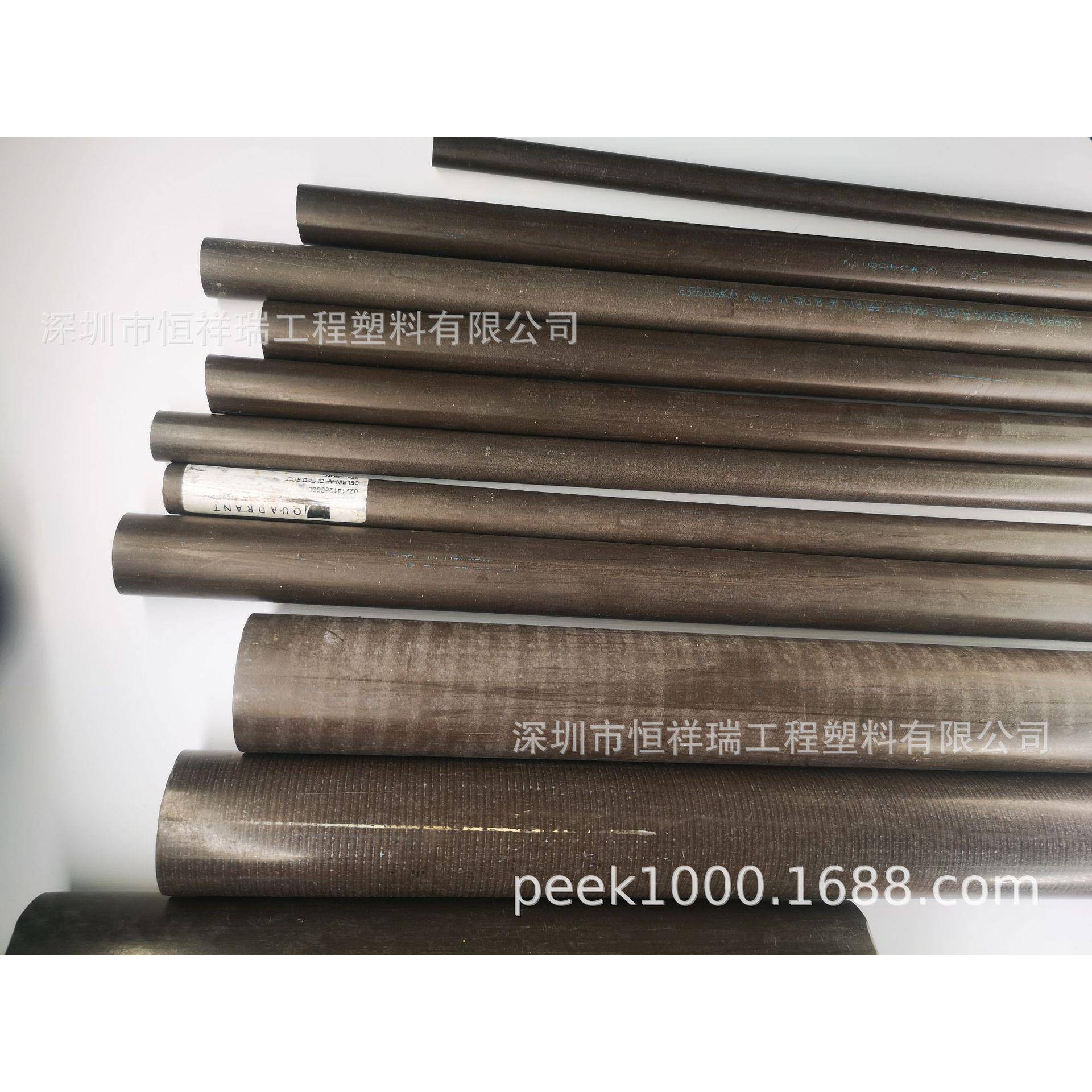 DELRIN聚甲醛棒，delrin-af棒，棕色POM+PTFE板棒厂商 - 实物图