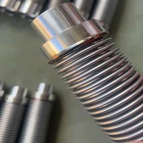 KF真空波纹管304不锈钢柔性软管NW/KF16/25/40/50快装高真空软管