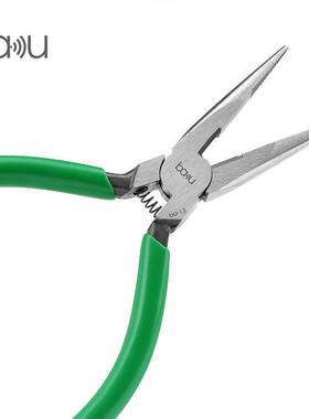 巴酷BA-13手动工具切割钳剪线钳Cr.V60C铬钒钢尖嘴长嘴老虎钳5寸