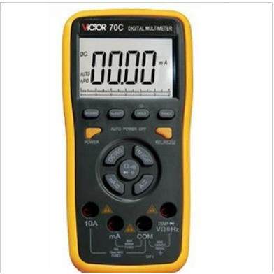 【 】 原装胜利万用表 VC70C按键触发型数字多用表