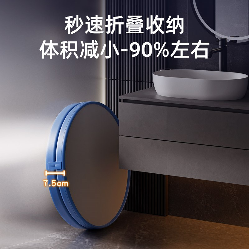 婴儿游泳桶家用可折叠洗澡桶新生儿童小孩游泳池加大厚透明泡澡桶