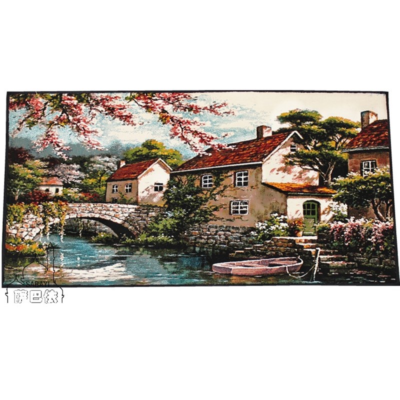 新疆特色挂毯居i家装饰艺术品挂饰 客厅壁毯壁挂画风景类挂画挂饰