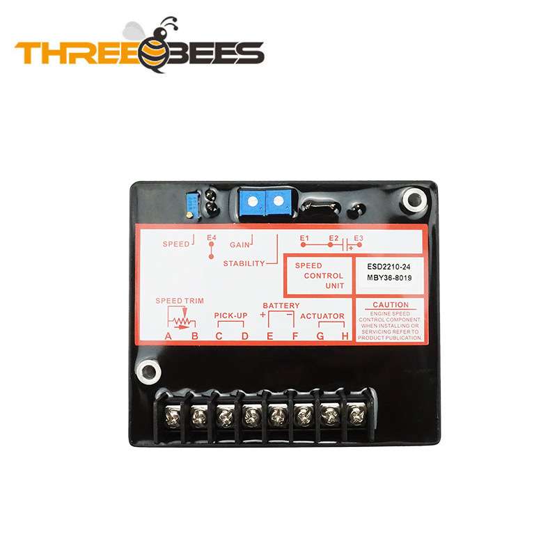 ESD2210 12V 24V电调板柴油发电机组调速板电子调速控制器
