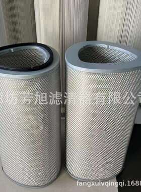 供应P034303蓝色纳米阻燃三角形空气滤筒耐高温木浆纤维滤芯