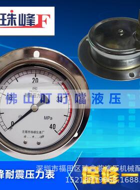 ZFYB无锡珠峰耐震压力表 YN100-Ⅲ 0-25MPA 6/10/16/40/60/100