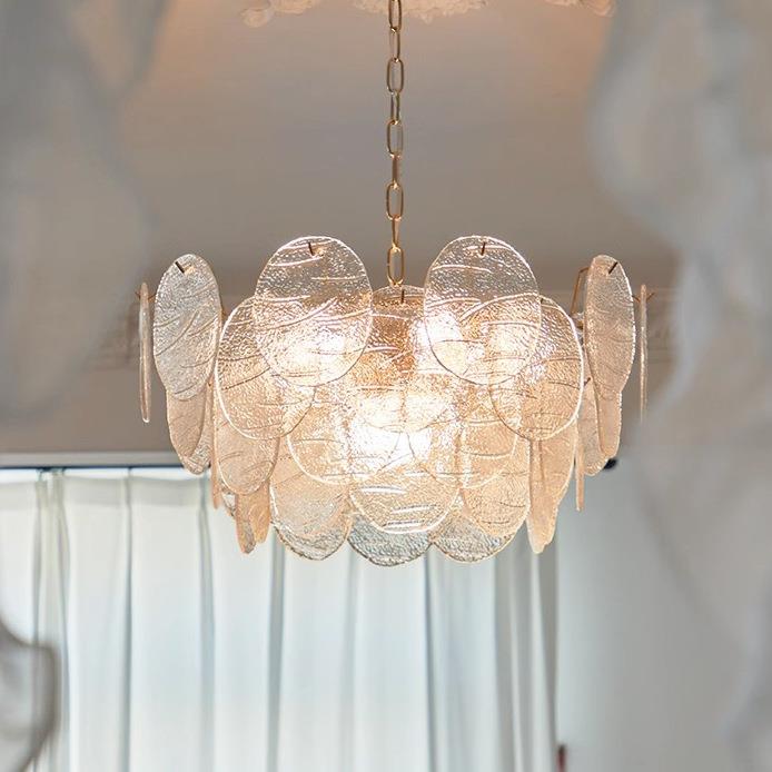 优程 意大利风格中古玻璃吊灯 北欧现代简约轻奢设计师卧室客厅灯