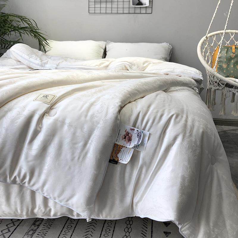 高端婚庆60S木本提花大豆纤维被二合一子母被四季被10斤加厚冬被